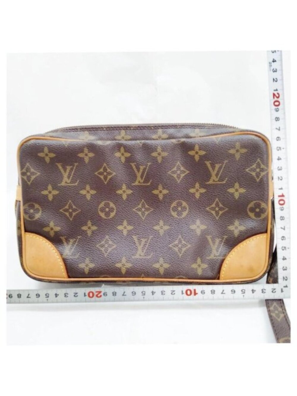 Authentic Louis Vuitton Marly Dragonne GM Monogram Clutch Wristlet Bag - Picture 3 of 16